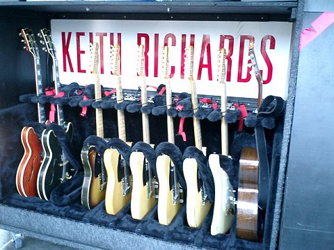 Keef's guitar galore